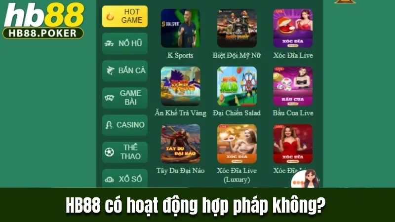 Chơi Tại HB88 Có Bị Công An Triệu Tập Không? Giải Mã Thắc Mắc 1 HB88 có hoạt động hợp pháp không?