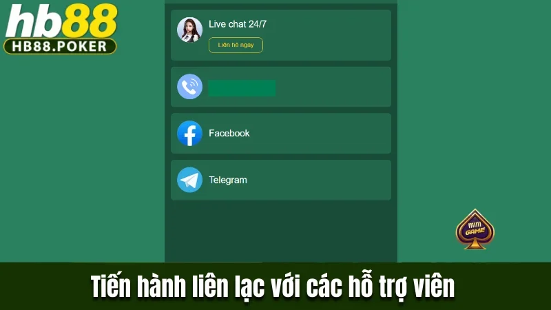Tài Khoản HB88 Bị Khóa, Bị Chặn Thì Phải Làm Sao Để Khắc Phục 2 Tiến hành liên lạc với các hỗ trợ viên